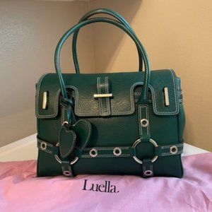 Luella vintage "Gisele" leather handbag - Green